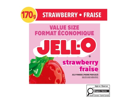 Jell-O Strawberry Jelly Powder Mix, Value Size - 170.0 G