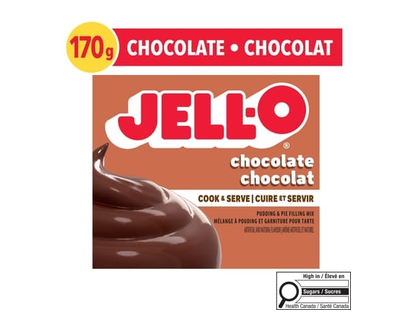 Jell-O Instant Pudding And Pie Filling, Chocolate - 170.0 G