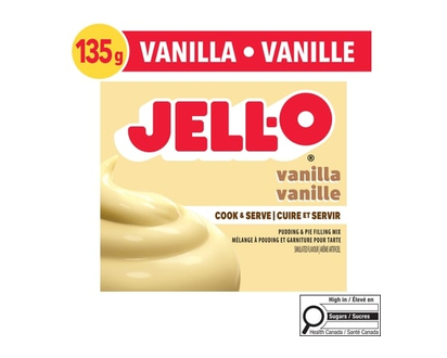 Jell-O Instant Pudding And Pie Filling, Vanilla - 135.0 G