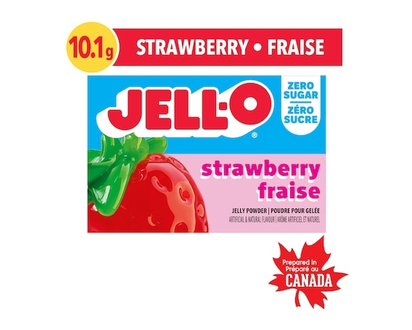 Jell-O Strawberry Jelly Powder Light, Gelatin Mix - 10.1 G
