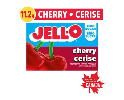 Jell-O Cherry Jelly Powder Light, Gelatin Mix - 11.2 G