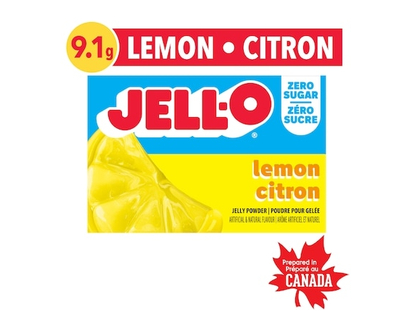 Jell-O Lemon Jelly Powder Light, Gelatin Mix - 9.1 G