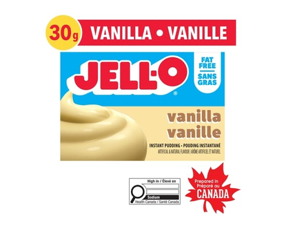 Jell-O Fat Free Vanilla Instant Pudding Mix - 30.0 G