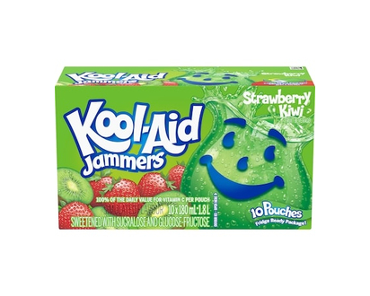Kool-Aid Jammers, Strawberry Kiwi - 180.0 ML