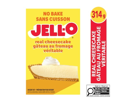Jell-O No Bake Classic Cheesecake Dessert Kit - 314.0 G