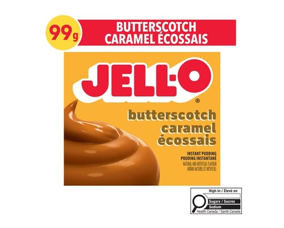 Jell-O Butterscotch Instant Pudding Mix - 99.0 G