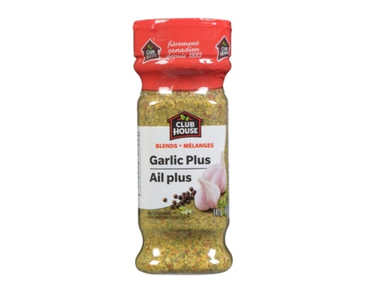 Club House Garlic Plus, Gluten-Free One Step Seasoning Signature Blends - 141.0 G