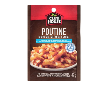 Club House Poutine, Gluten-Free, 25% Less Salt Gravy Mix - 42.0 G