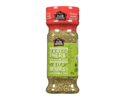 Club House Garlic, Herb, Black Pepper And Sea Salt All Purpose Seasoning - 131.0 G
