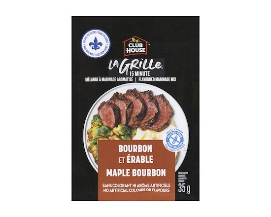 Club House Flavoured Marinade Mix Maple Bourbon - 35.0 G