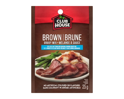 Club House Mélange Á Sauce Brune, Moins De Sel - 25.0 G