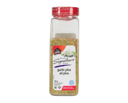Club House Garlic Plus One Step Seasoning Signature Blends - 580.0 G