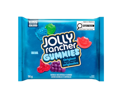 Gummies friandise saveurs originales format grand - 96.0 G