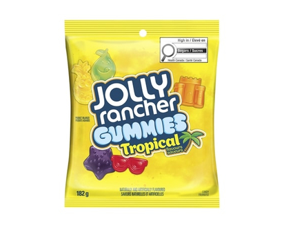 Jolly Rancher Gummies friandise tropical saveurs - 182.0 G