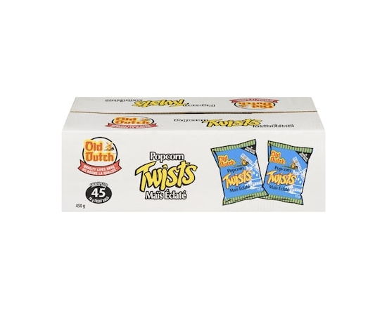 Old Dutch Popcorn Twists Snack Size - 450.0 G