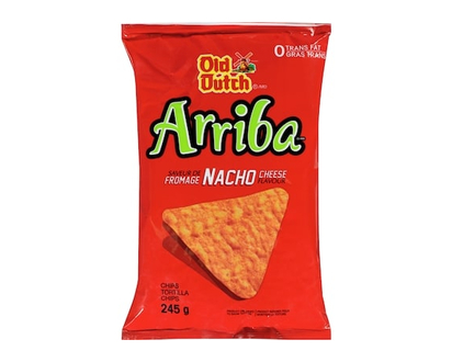 Old Dutch Arriba Nacho Cheese Flavour Tortilla Chips - 245.0 G