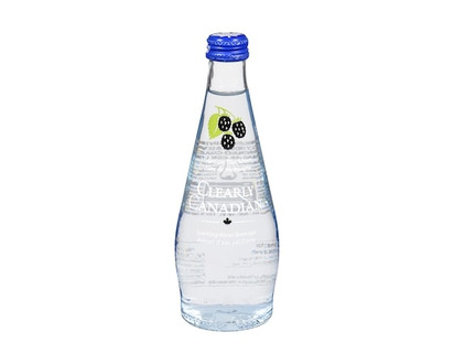 Clearly Canadian Sparkling Water Beverage Mountain Blackberry - 325.0 ML