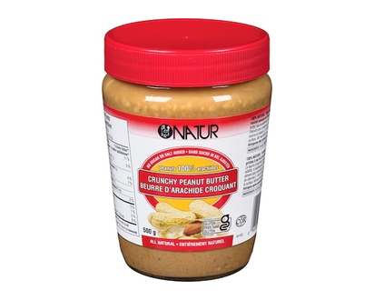 Natur Peanut Butter, Crunchy - 500.0 G