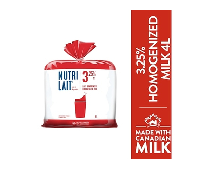 Nutrilait Lait homogénéisé 3.25% - 4.0 L