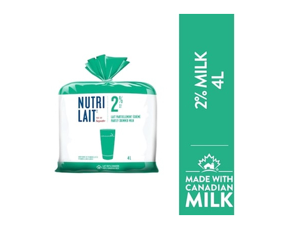 Nutrilait Lait 2 % - 4.0 L