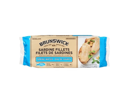 Brunswick Sardine Filets Spring Water - 100.0 G