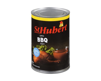 St Hubert BBQ Sauce, Reduced Salt - 398.0 ML