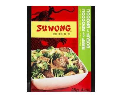 Suwong Mélange de bœuf et de brocoli pour sautés - 28.0 G