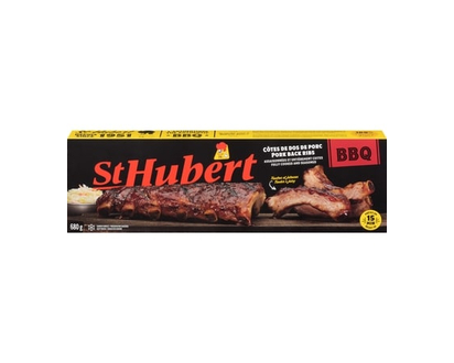 St Hubert Côtes de dos de porc surgelées - 680.0 G