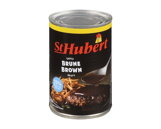 St Hubert Sauce brune, moins de sel - 398.0 ML