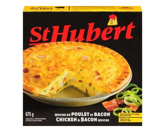 St Hubert quiche au poulet et bacon - 675.0 G