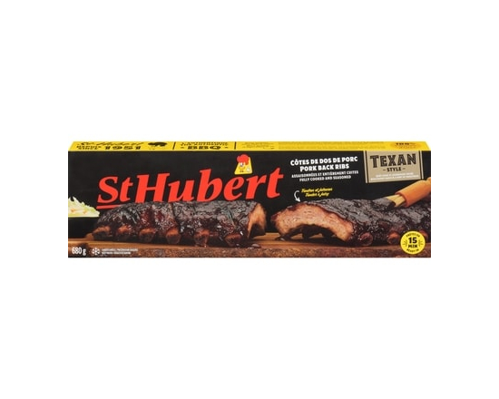 St Hubert Côtes levées de dos à la texane - 680.0 G