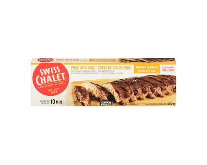 Swiss Chalet Pork Back Ribs, Honey Garlic - 600.0 G