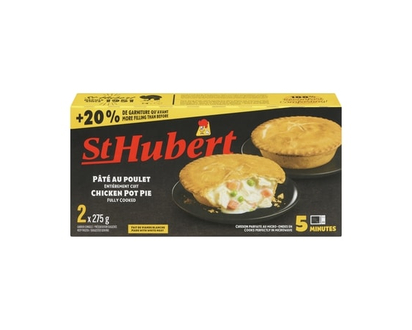 St Hubert Tourte au poulet, entièrement cuite - 550.0 G