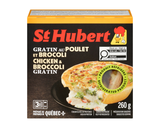 St Hubert Gratin poulet et brocoli - 260.0 G