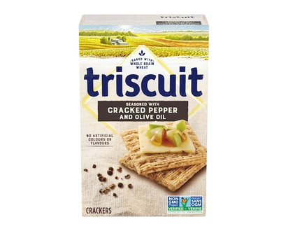 Christie Triscuit Cracked Black Pepper & Olive Oil Crackers - 200.0 G