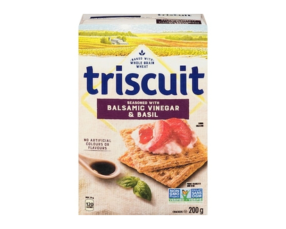 Christie TRISCUIT Balsamic Vinegar & Basil Crackers - 200.0 G