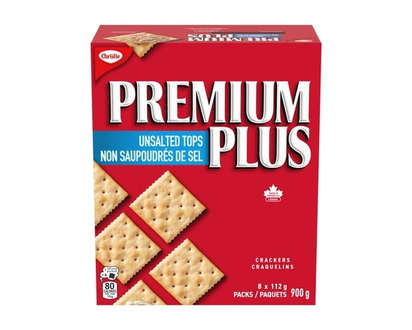 Christie Premium Plus Unsalted Crackers - 900.0 G