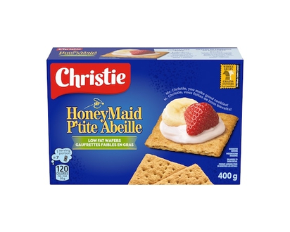 Christie Honey Maid Honey Grahams, Low Fat - 400.0 G