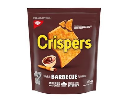 Christie Crispers BBQ Crackers, Barbeque Baked Snacks - 145.0 G