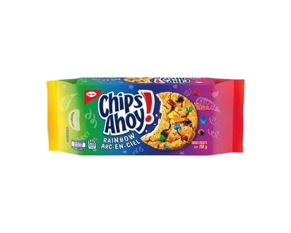 Christie Chips Ahoy! Rainbow Chocolate Chip Cookies, Resealable pack - 258.0 G