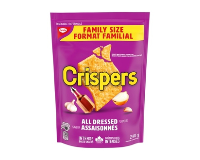 Christie Crispers All Dressed Crackers - 240.0 G