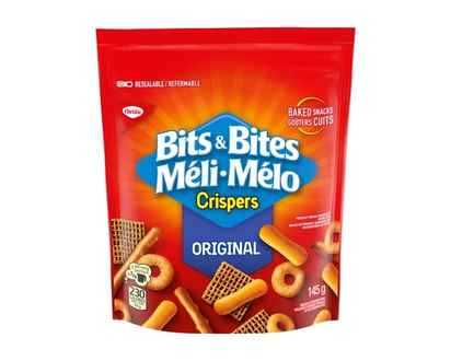 Christie Crispers Bits & Bites Original Flavour Snack and Cracker Mix - 145.0 G
