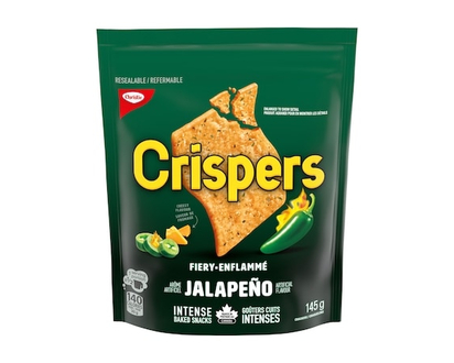 Christie Crispers Jalapeno Crackers, School Snacks - 145.0 G