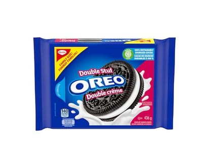 Christie Biscuits-sandwiches au chocolat OREO Double crème, format familial - 436.0 G