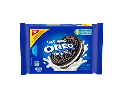 Christie OREO Original Chocolate Sandwich Cookies, Family Size - 439.0 G