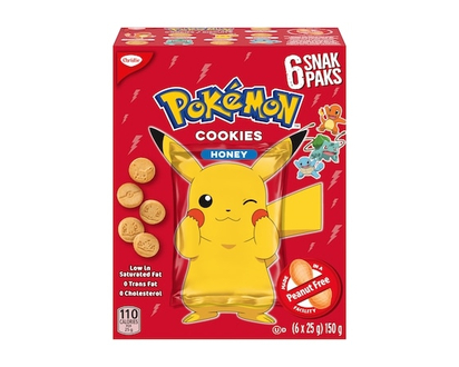 Christie POKEMON HONEY SNAK PAK, peanut free so they're the perfect snack for the school lunchbox - 150.0 G