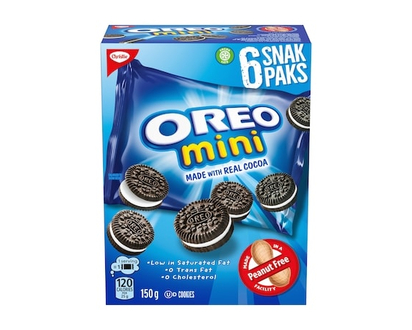 Christie OREO, Mini Original Chocolate Sandwich Cookies, Limited Edition Disney Packaging – while supplies last, Snack Pack, School Snacks - 150.0 G