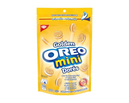 Christie OREO, Mini Golden Sandwich Cookies, Made in a Peanut-Free Facility - 200.0 G