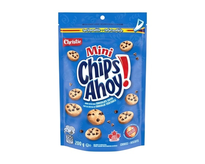 Christie CHIPS AHOY! Mini Original Chocolate Chip Cookies, Limited Edition Disney Packaging â€“ while supplies last, School Snacks - 200.0 G
