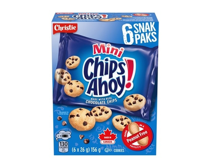 Christie Chips Ahoy! Mini Chocolate Chip Cookie Snack Packs, Limited Edition Disney Packaging – while supplies last, School Snacks - 156.0 G